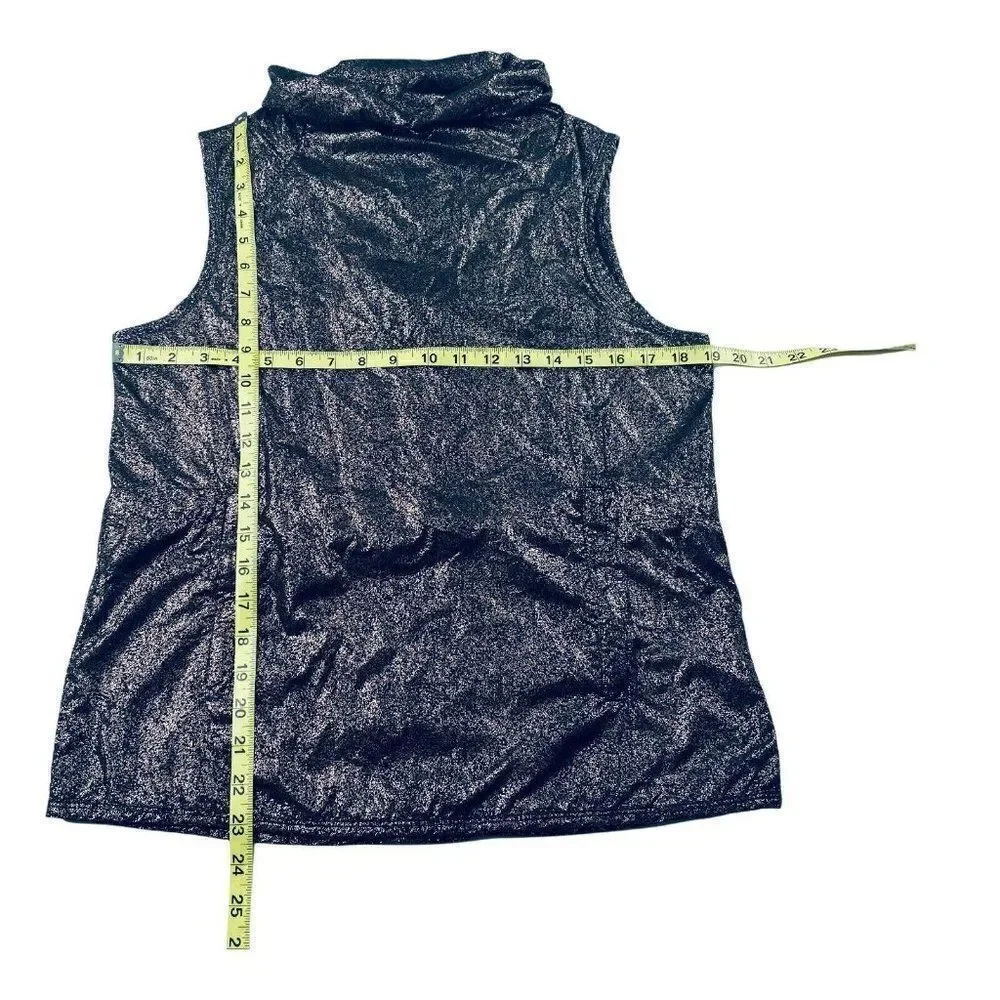 Fabletics Liora Vest Gilet Black Rose Gold Vest